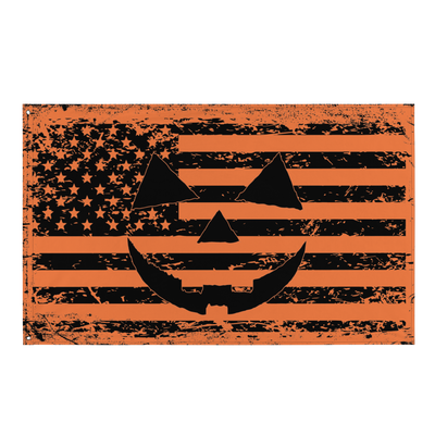 Pumpkin Flag Single Sided
