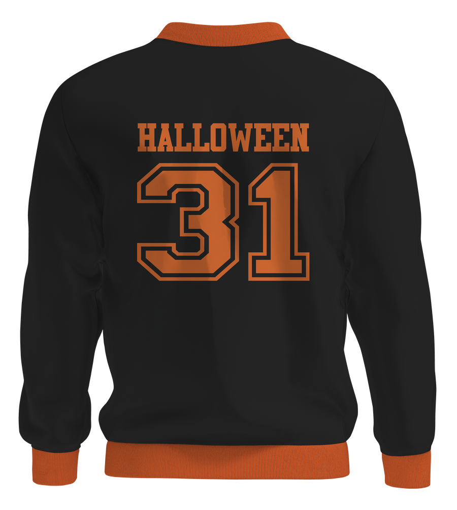 Halloween 31 Jersey Bomber Jacket