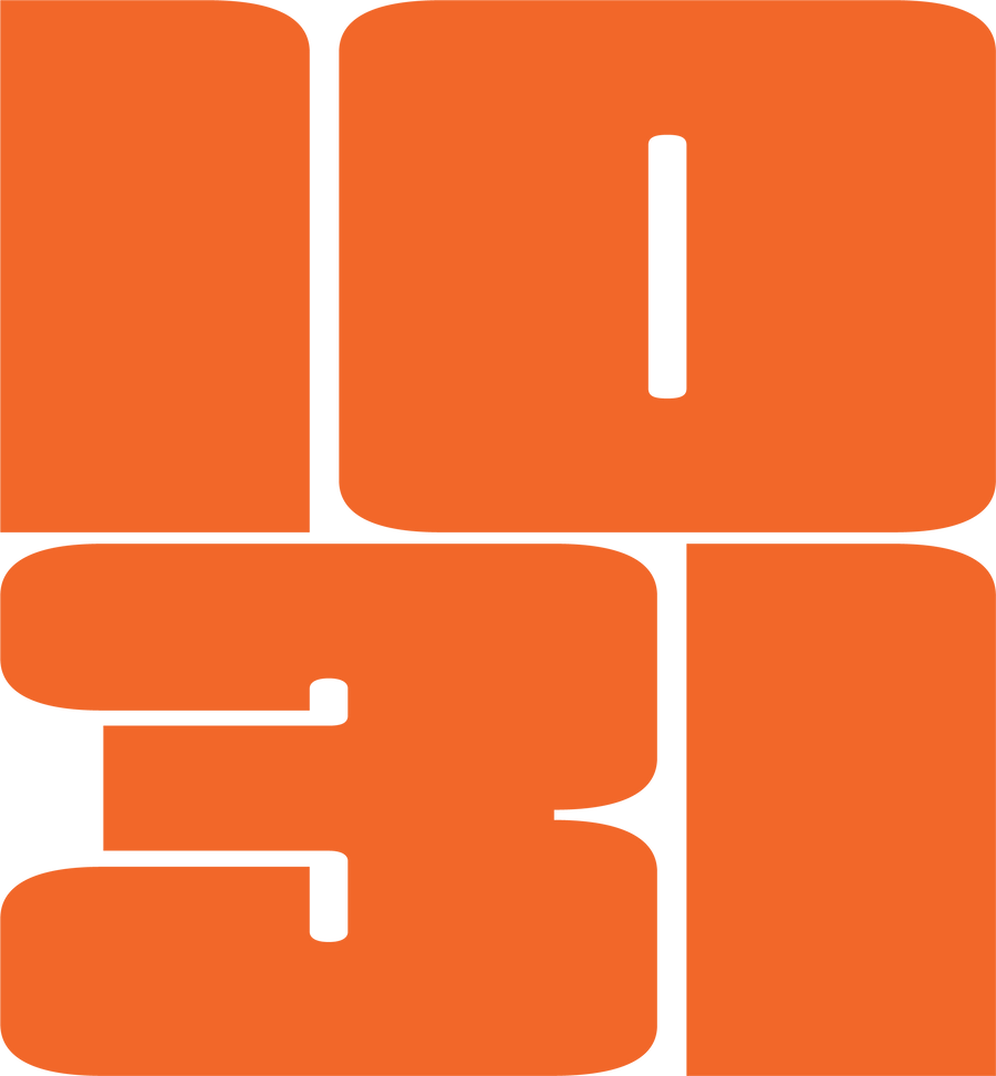 1031 Logo Decal