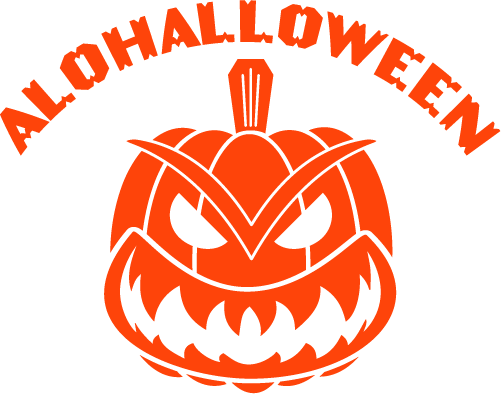 Alohalloween Car Vinyl Decal