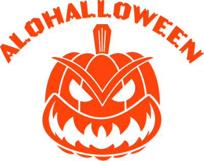 Alohalloween Car Vinyl Decal