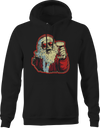 Cheers Santa Claus Black Hoodie – Festive Holiday Pullover