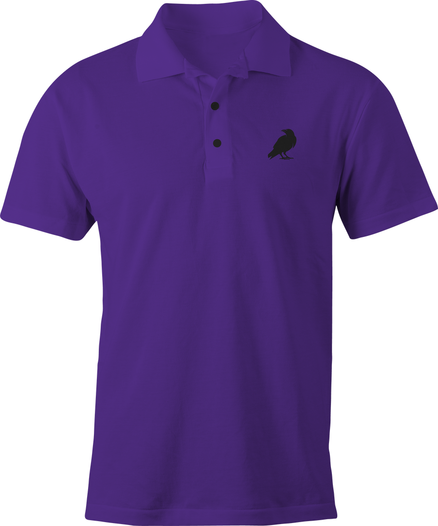Crow Polo Shirt Purple