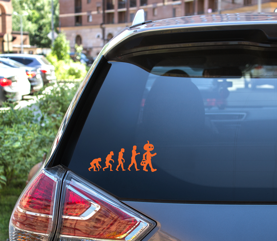 Evolution of Halloween Decal