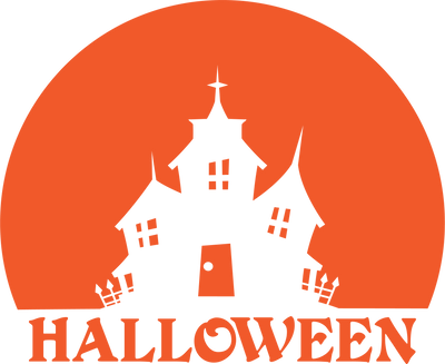 Halloween Haunted House Vinyl Car Decal