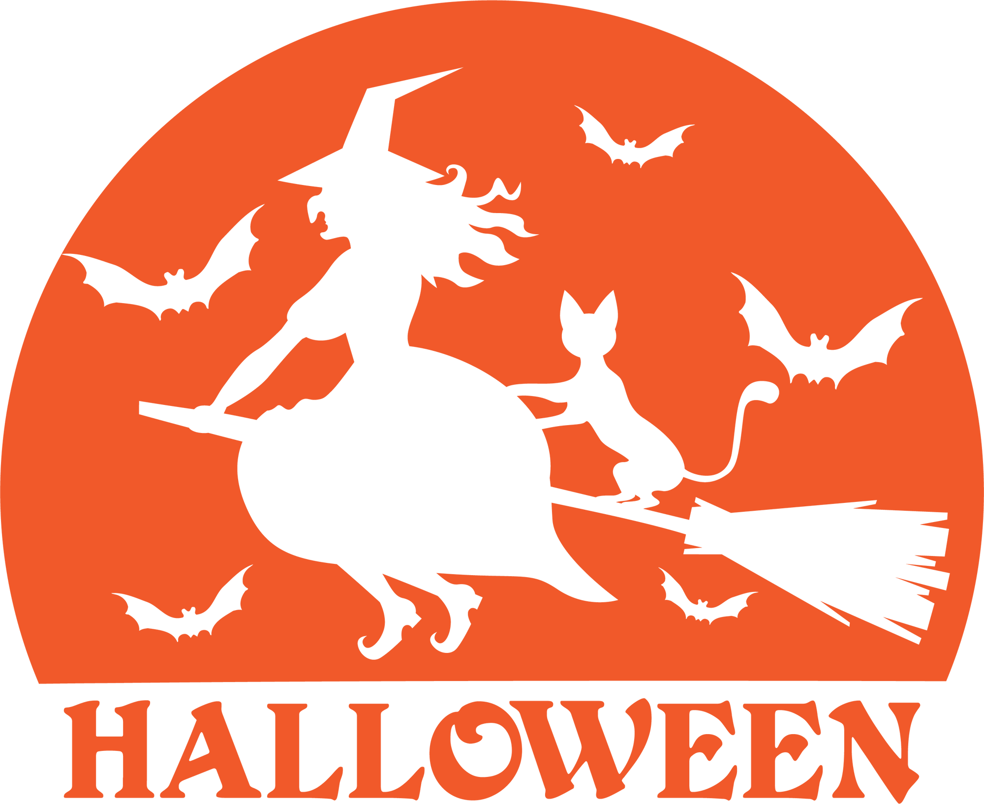 Moonrise Witch Decal