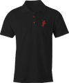 Black Polo with Headless Horseman Design – Business Casual Halloween Polo