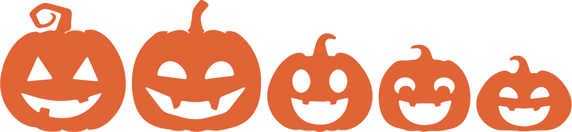 Pumpkin Family Vinyl Decal