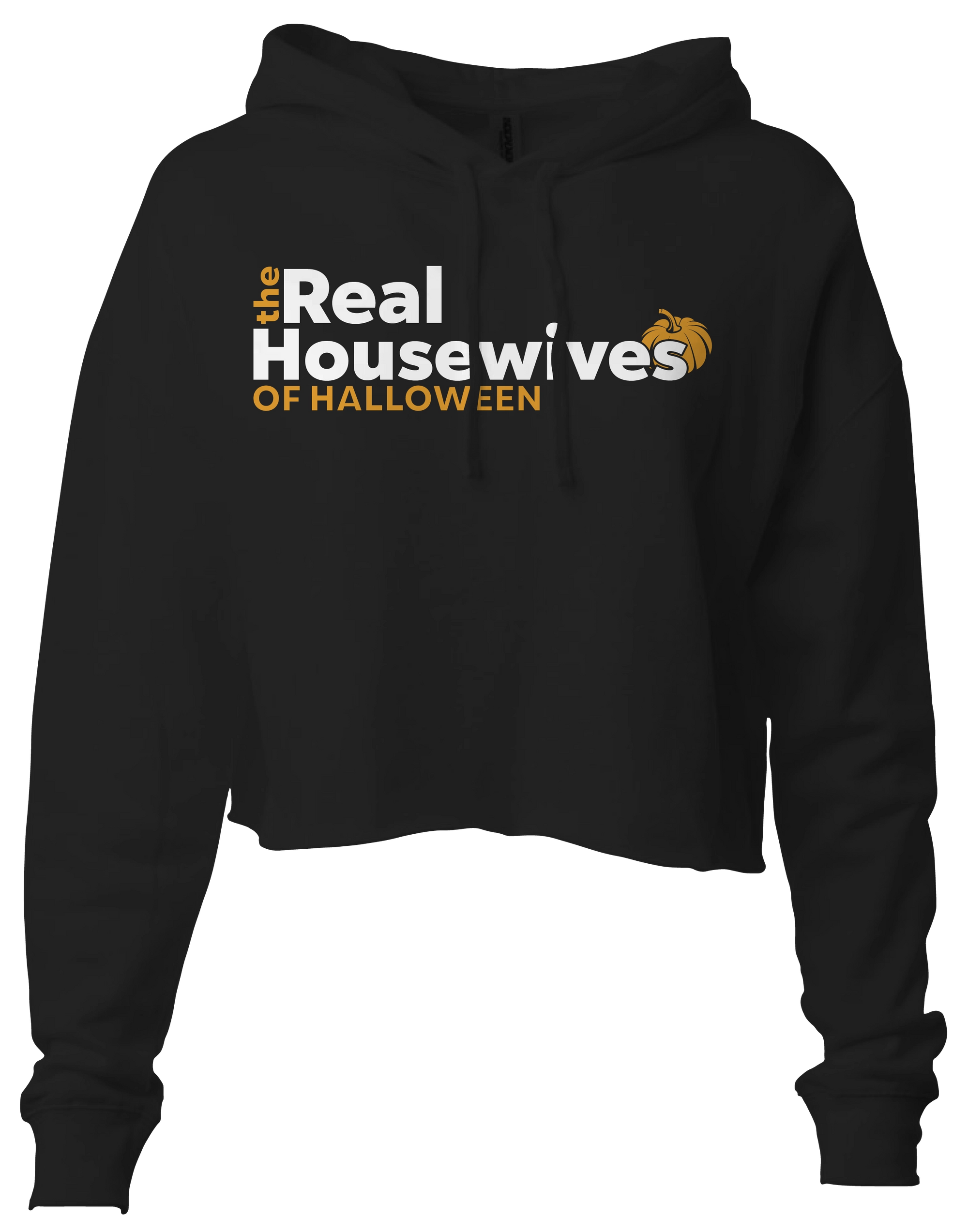 The Real Housewives of Halloween Crop Top Hoodie