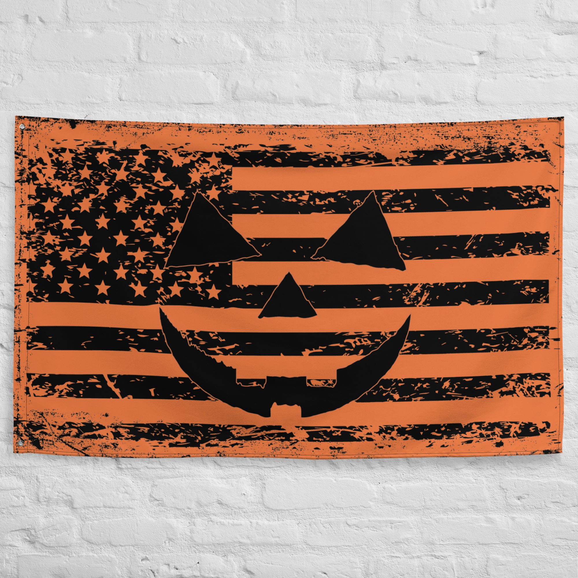 Pumpkin Flag Single Sided