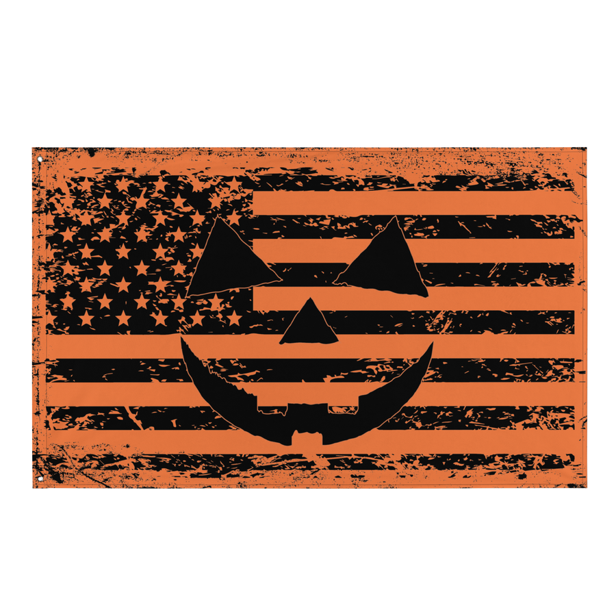 Pumpkin Flag Single Sided