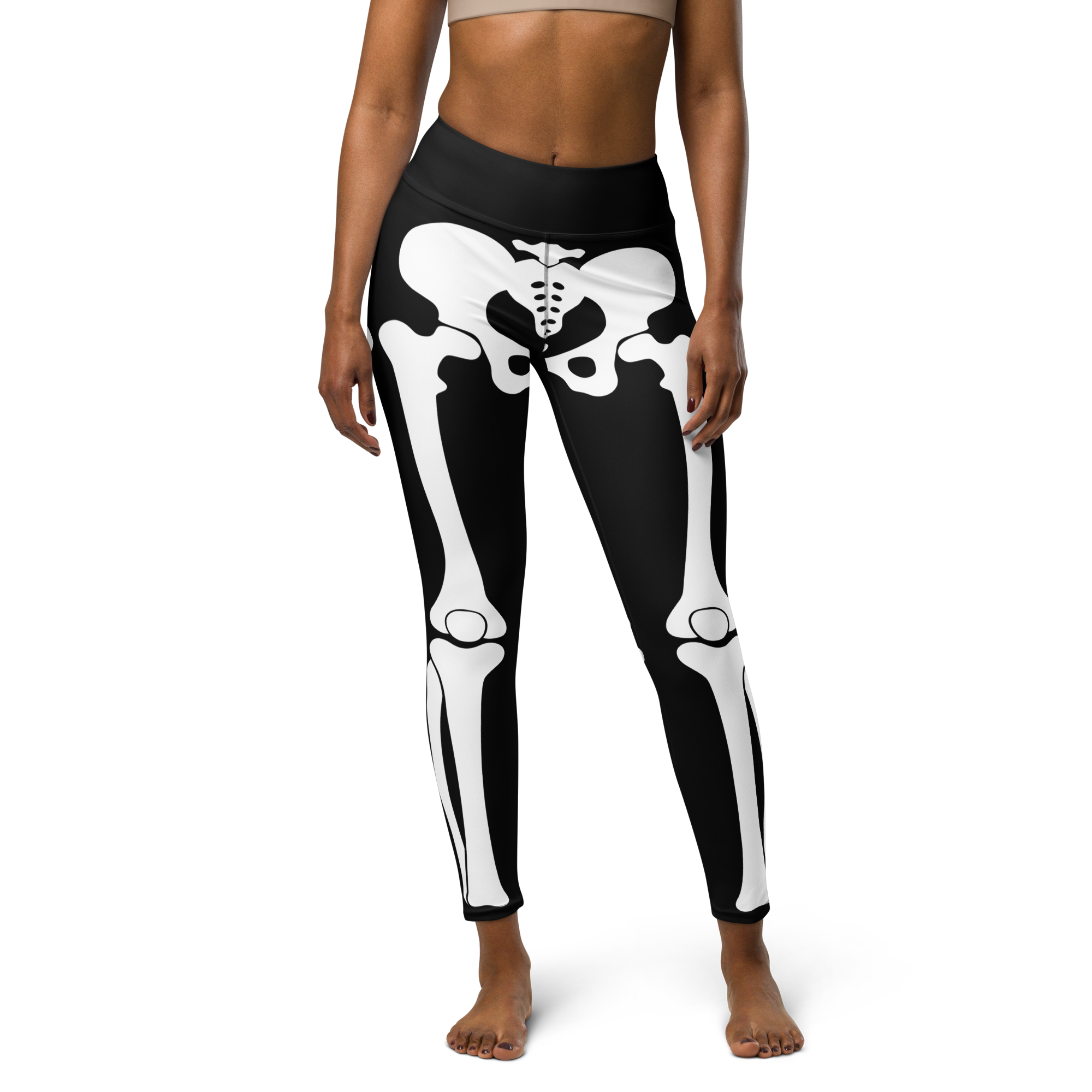 Fleece Lined Skeleton Leggings