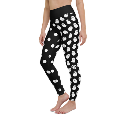 Fleece Lined Ghosts and Dots Leggings