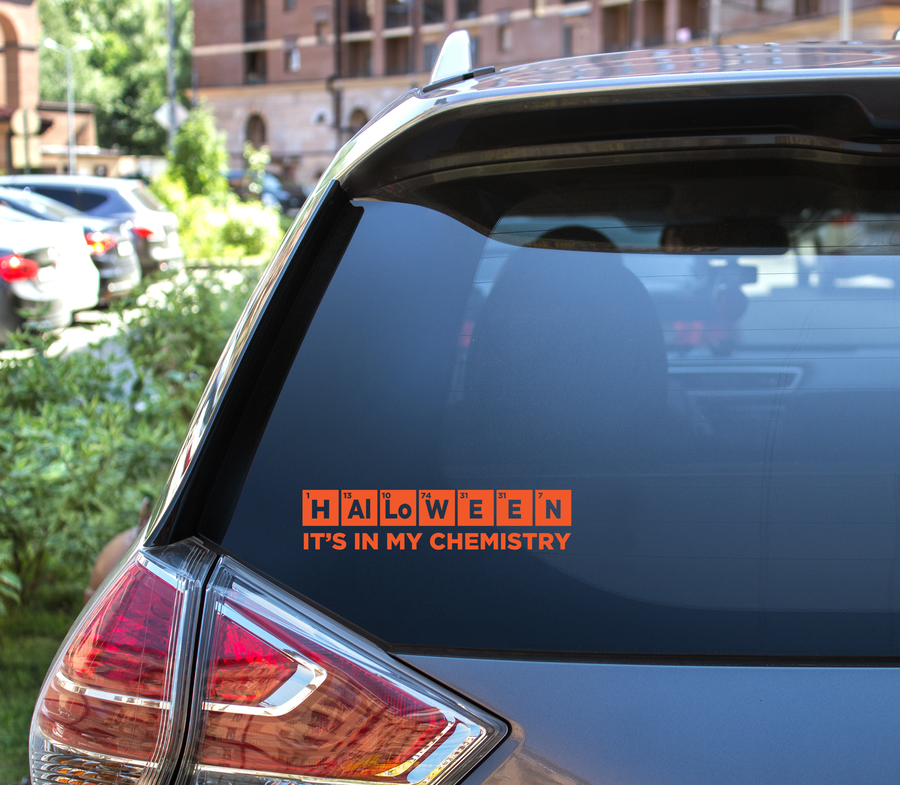 Halloween Chemistry Decal
