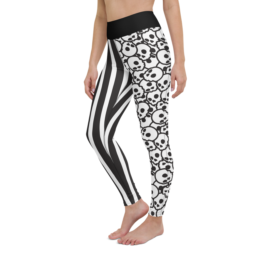 fleece-lined-skulls-stripes-leggings-halloween