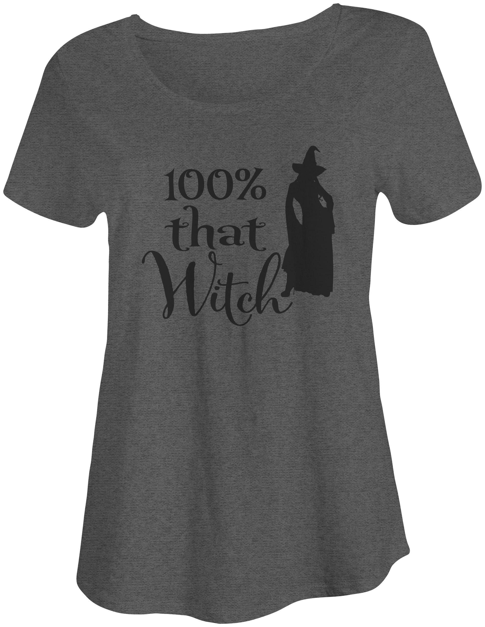 100% That Witch Slouchy T-Shirt – Women's Casual Halloween Tee