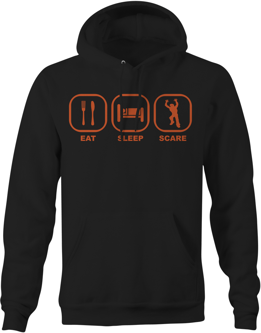 Eat, Sleep, Scare Hoodie - Haunt Shirts