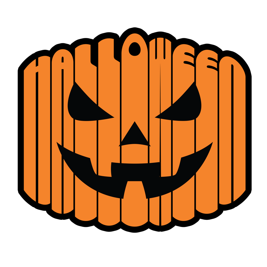 Halloween Pumpkin Face Pin - Haunt Shirts