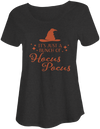 It's Just A Bunch of Hocus Pocus Slouchy Tee – Women's Halloween shirt with witch hat design