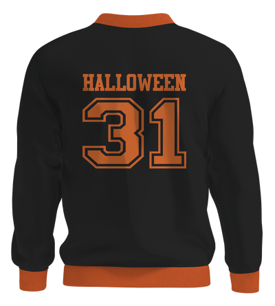 Halloween 31 Jersey Bomber Jacket