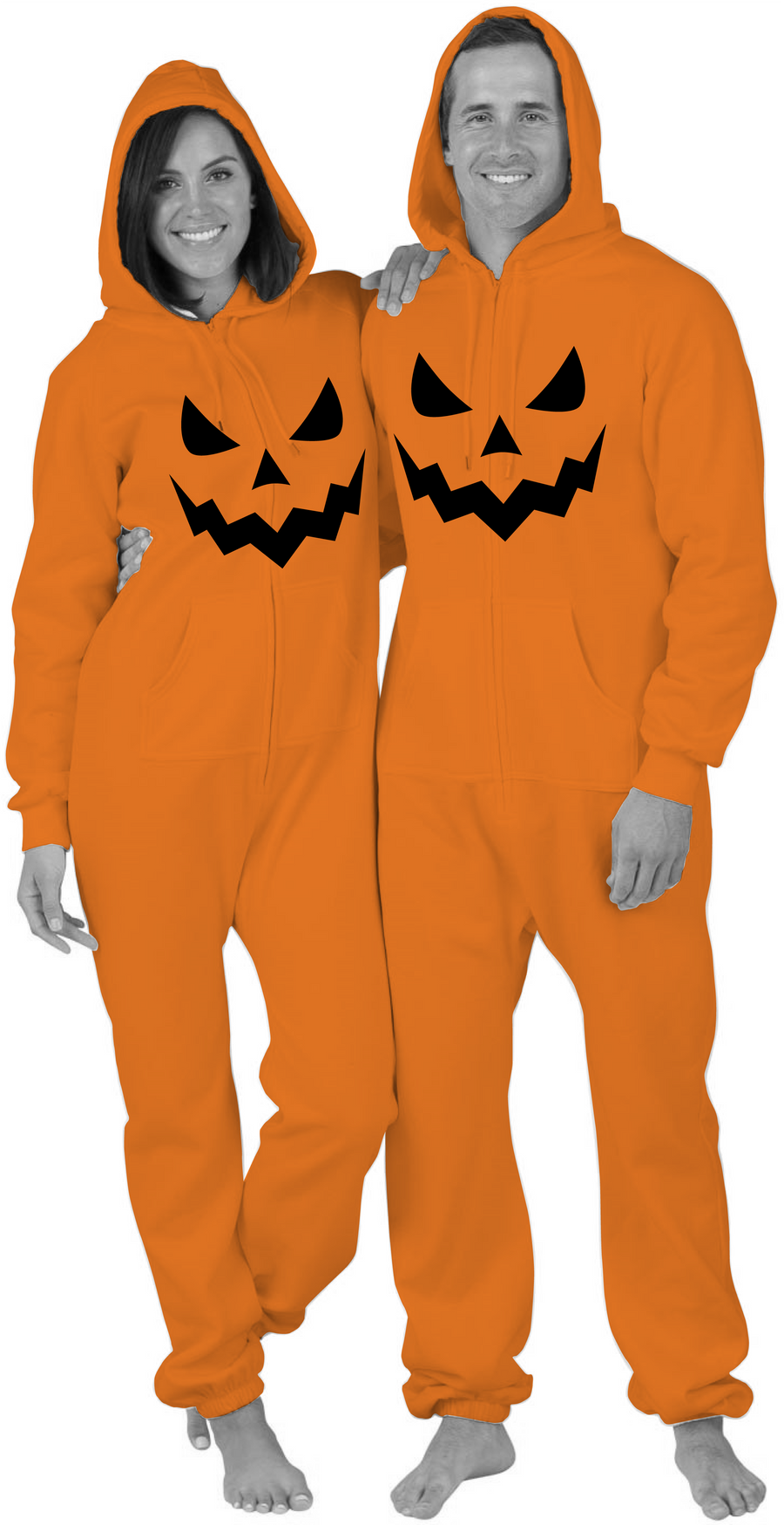 Haunt Shirts Pumpkin Face Adult Unisex Onesie - PRESALE! - Haunt Shirts